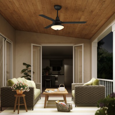 Ventilatore da soffitto con luce per esterno farou prezzi for Ventilatore con nebulizzatore per interni