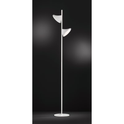 Lampada Da Terra 2 Luci.Lampada Da Terra Chara Trasparente In Metallo H139cm Led Integrato 2 Luci Wofi Prezzi E Offerte Online Leroy Merlin