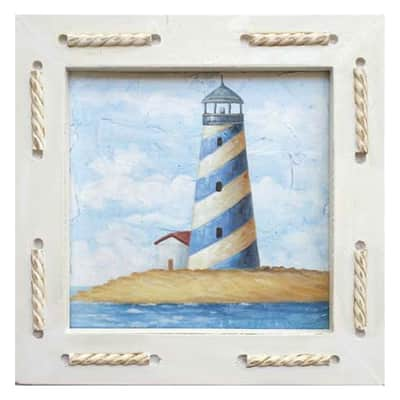 Cornici Quadri Leroy Merlin.Quadro Con Cornice Sea Faro 25x25 Cm Prezzi E Offerte Online Leroy Merlin